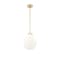 Z-Lite Newbury 1 Light Pendant, 10in. W x 14.25in. H, Modern Gold 7510P10-MGLD - alternate 7